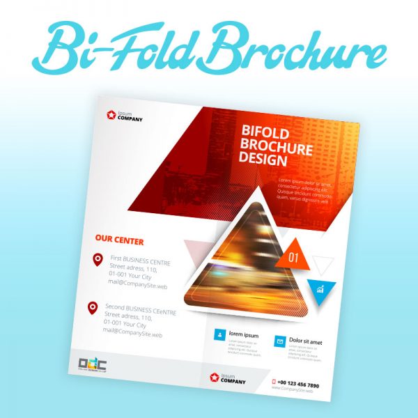 Custom Bi-Fold Brochure Design - Online Design Club