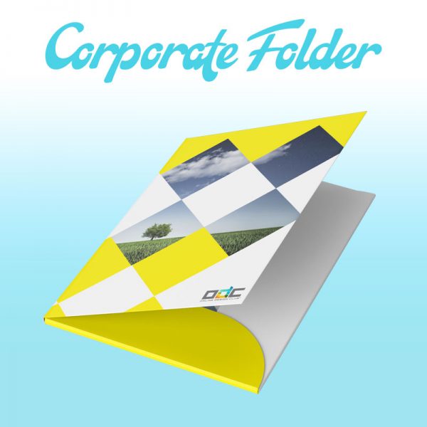 Corporate folder design services | Online Design Club
