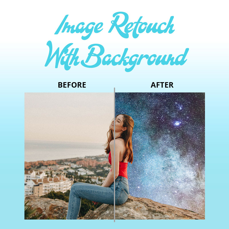 Magazine Like Photo Editing With Background Change | Image Retouching