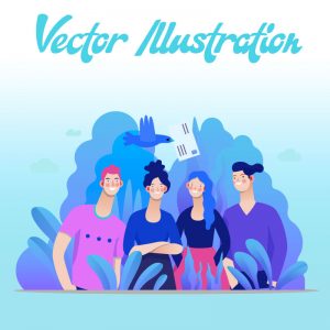 Custom graphic Illustration Design Services | Online Design Club